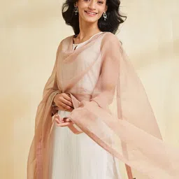 Fabindia Woven Design Cotton Silk Dupatta-picture-41