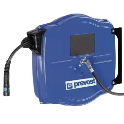 PREVOST Wall Mounted 15m Air Hose Reel, 10 mm Inner Diameter, 17 mm Outer Diameter, 700 LPM Flow Rate, DGF 1015IS-image-63