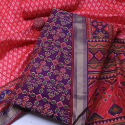 Meena Bazaar Woven Design Unstitched Dress Material-image-30