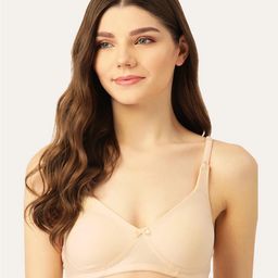 Lady Lyka Non-Padded Non-Wired Medium Coverage Seamless All Day Comfort Cotton T-shirt Bra-picture-13