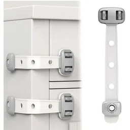 Bembika Child Safety Lock For Fridge, Drawers, Cupboard, Cabinet, Window Grey - 1 Pcs-picture-8