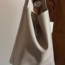 CORSICA Textured PU Structured Hobo Bag with Fringed-image-2