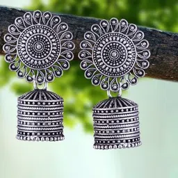 DIVASTRI Peacock Shaped Jhumkas Earrings-51