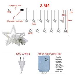 Bubble Trouble  LED Curtain String Lights Window Curtain Lights Decoration - Yellow image 4