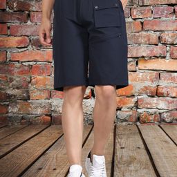 HOUSE OF VEDAS Men Regular FitMid-Rise Knee Length Gym Cargo Shorts-image-55