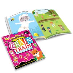 dreamland publications Brain Train Activity Book with Colouring Pages Mazes Puzzles & Word Searches Activities - English image 5