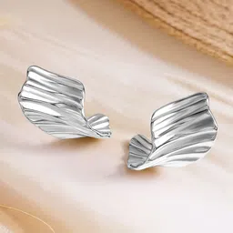 Rubans Voguish Stainless Steel TarnishFree Waterproof Sculptural Studs-image-97