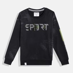 Monte Carlo Boys Typography Printed Pure Cotton Sweatshirt-image-22