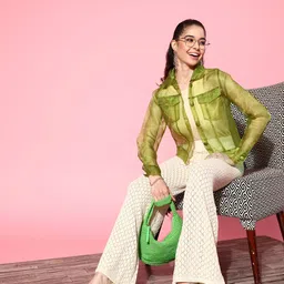 Antheaa Women Green Tailored Jacket-49