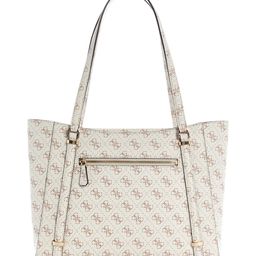 GUESS Printed PU Shopper Tote Bag-38