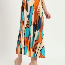 LookShine Printed A-Line Midi Skirts image 4