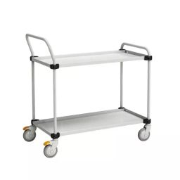 Treston 2 Shelf Steel Trolley Trolley 890x530x1020 mm 150kg Load, TRTA4082-image-55