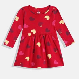 GAP Girls Printed Pure Cotton Fit & Flare Dress-picture-42