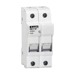 Lovato 32A Rail Mount Fuse Holder, 2P, 690 V AC, FB01F2P-picture-10
