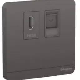 Schneider Avataron Data Socket Hdmi + Rj45 Dark Grey-picture-0