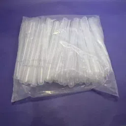 GENERIC 3 ml Transparent Polypropylene Graduated Dropper for Laboratory, Q2-N58B-0CRC (Pack of 100)-5