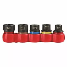 Milwaukee Impact Socket Set Steel Natural 1/4 to 1/2 in, 437V32-picture-16
