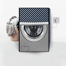 Stylista Blue PVC Washing Machine Cover-image-70