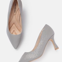 Van Heusen Textured Slim Heel Pumps-45