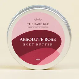 The Bare Bar Absolute Rose Body Butter With Shea & Mango Butter - 20 g-20