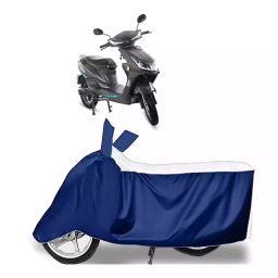 Auto Pearl Bike Cover for Hero Electric Electric Atria (White & Blue)-image-80