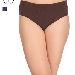 Clovia Pack of 2 Solid Basic Briefs COMPNC080-image-0