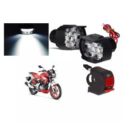 Cartronics 9 Led Shilon Fog Light White With On/Off Swich For Hero Xtreme-45