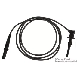 POMONA Test Lead, Black, 1.22M, 300Vrms, 5A, 6245-48-0-21