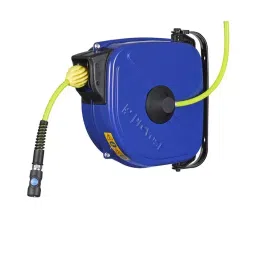 PREVOST Wall Mounted 12m Air Hose Reel, 8 mm Inner Diameter, 12 mm Outer Diameter, 800 LPM Flow Rate, DRFB 0812IS-image-98