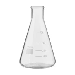 MAYALAB 500 ml Borosilicate Glass Conical Flask-27