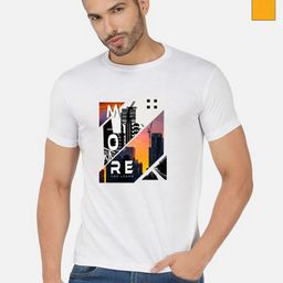 GLOBAL NOMAD Men 2 Printed Bio Finish Applique T-shirt-image-128