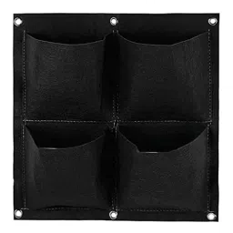 ORILEY Wall Hanging Grow Bag Felt Fabric 300 GSM 4 Pockets, ‎OR-HANGB-01-image-11