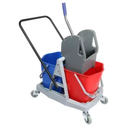 Puffin Red 34L Double Bucket Wringer Trolley-picture-14