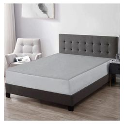 Trance Home Linen Premium 220 GSM Mattress Protector For Double Size Bed Waterproof Bed Protector  78 x 60 Inch - Brown-image-17