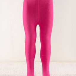 cute walk by babyhug Cutewalk by Babyhug Anti Bacterial Solid Color Footed Tights - Pink-picture-37