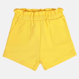 MINI KLUB Cotton Solid Shorts - Yellow-image-44