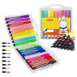 FunBlast Water Based Markers Pens Set for Artists Pack of 18 Multicolor-22