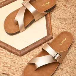 Rocia Women Slip-On Textured One Toe Flats-picture-25