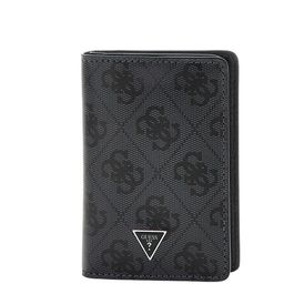 GUESS Men Geometric Printed Leather Two Fold Wallet-image-29