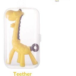 NeonateCare Giraffe Teether and Fruit Teether Baby Teether Set of 2 Soft Silicone Teether (Giraffe Fruit) - Multicolor ( color and design may vary) image 5
