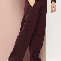 Stormborn Men Striped Relaxed Fit Korean Track Pants-image-21