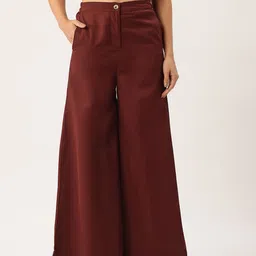 Rue Collection Original Flared Trousers-image-55