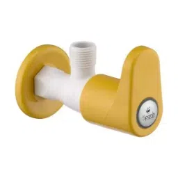 Sparsh Pearl Angle Cock with Flange Royal Plus Ivory, Gold PTMT Glossy Finish, RPS-2275-image-91