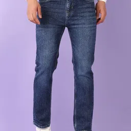 V-Mart Men Straight Fit Mid-Rise Light Fade Stretchable Jeans-picture-37