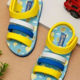 ONYC Kids Premium Blossom Balloon Velcro Sandals-picture-27