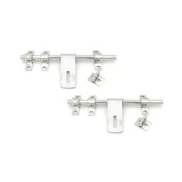 Legal 2 PCS 304.8 mm (12 Inch) aldrop 2line Stainless Steel Latching Draw Hasp-17