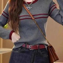 StyleCast Women Striped Printed Sweater Vest-picture-17