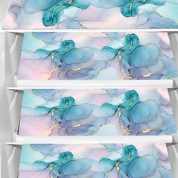 Aura 4-Pcs Blue & Pink Printed Fridge Organisers-56
