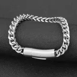 Fashion Frill Men Stainless Steel Charm Bracelet-image-45
