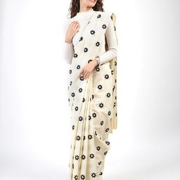 TEEJH Floral Printed Pure Cotton Saree-28